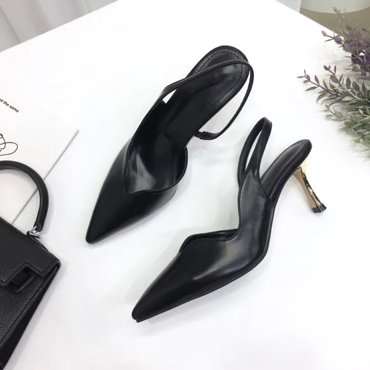가을신상 튤립 스틸레토 슬링백 힐 7cm 상세 이미지 12