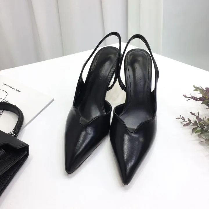 가을신상 튤립 스틸레토 슬링백 힐 7cm 상세 이미지 9