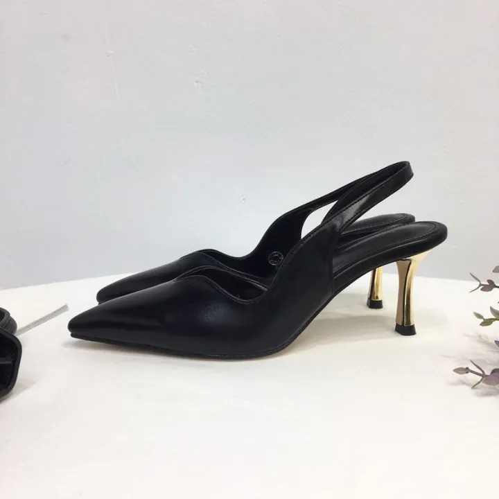 가을신상 튤립 스틸레토 슬링백 힐 7cm 상세 이미지 11