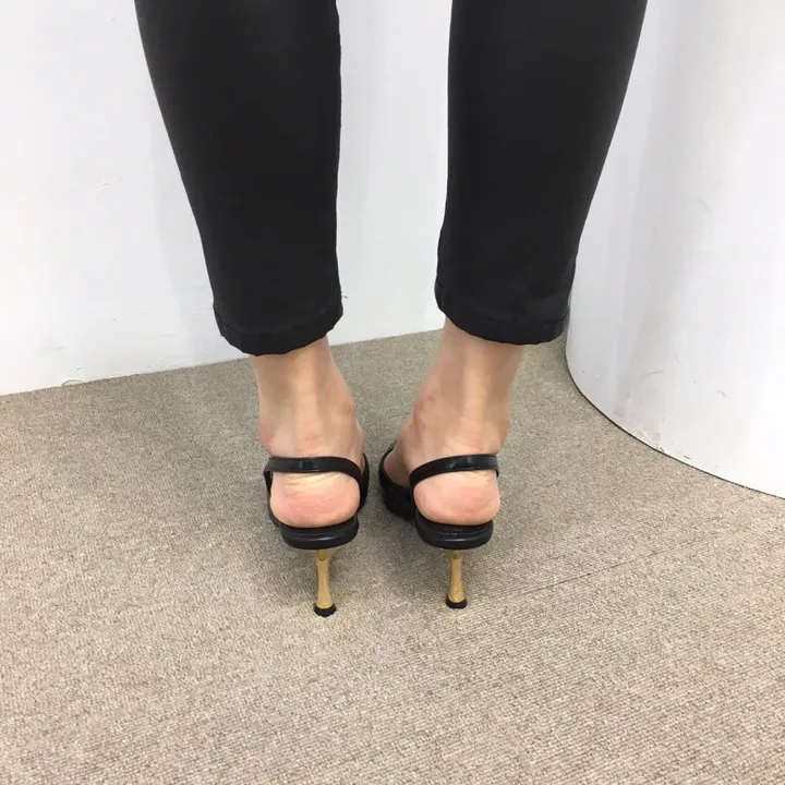 가을신상 튤립 스틸레토 슬링백 힐 7cm 상세 이미지 7