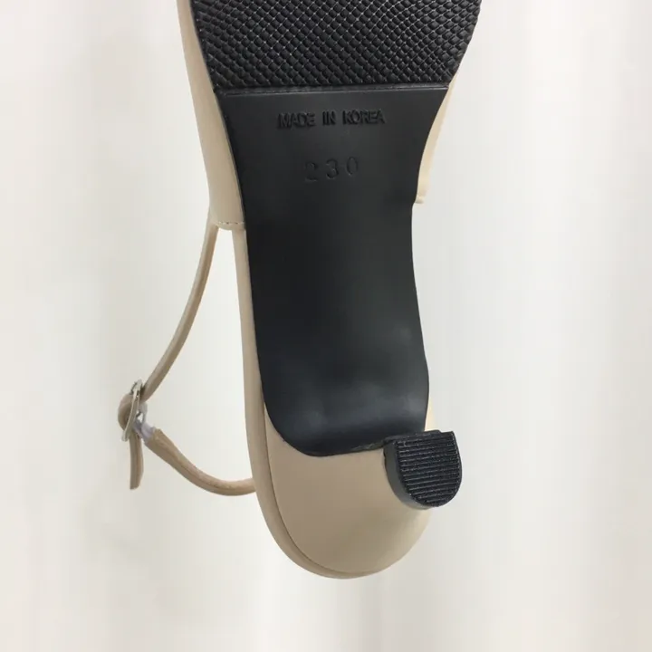 [당일배송/국산수제] 5cm,7cm 스틸레토 쿠션 베이직 슬링백힐 5컬러 225mm~255mm 상세 이미지 20