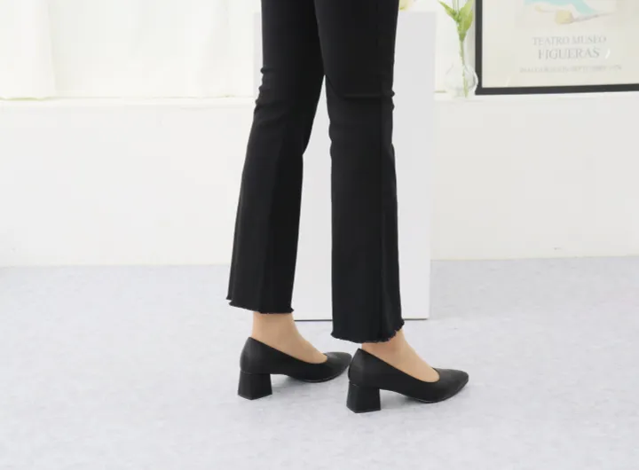 100%국산 펌프스힐 모음 3,5,6,8cm 통굽 뾰족코 상세 이미지 13