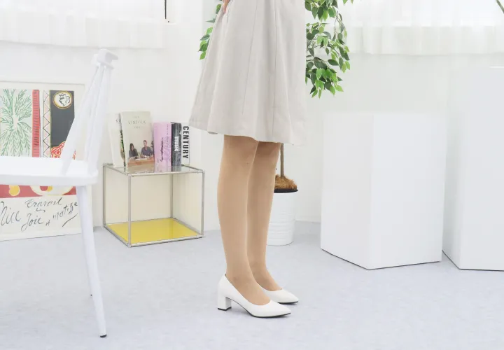 100%국산 펌프스힐 모음 3,5,6,8cm 통굽 뾰족코 상세 이미지 23