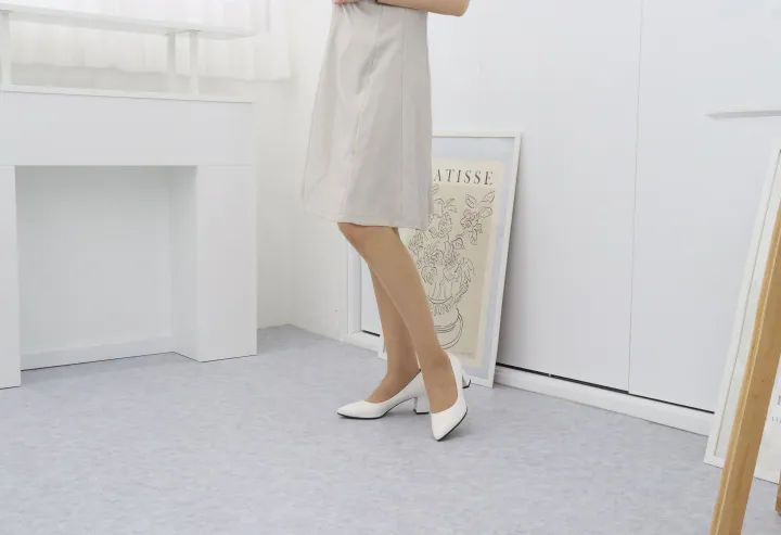 100%국산 펌프스힐 모음 3,5,6,8cm 통굽 뾰족코 상세 이미지 24