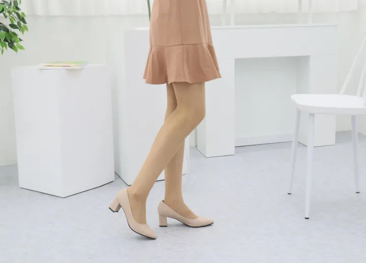 100%국산 펌프스힐 모음 3,5,6,8cm 통굽 뾰족코 상세 이미지 27
