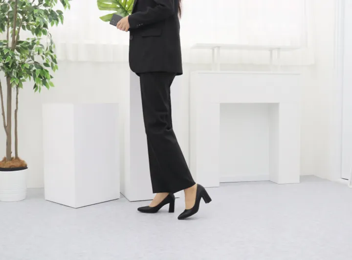 100%국산 펌프스힐 모음 3,5,6,8cm 통굽 뾰족코 상세 이미지 31