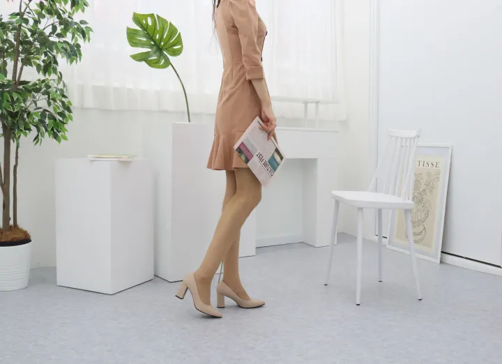 100%국산 펌프스힐 모음 3,5,6,8cm 통굽 뾰족코 상세 이미지 36