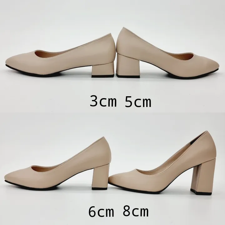 100%국산 펌프스힐 모음 3,5,6,8cm 통굽 뾰족코 상세 이미지 38
