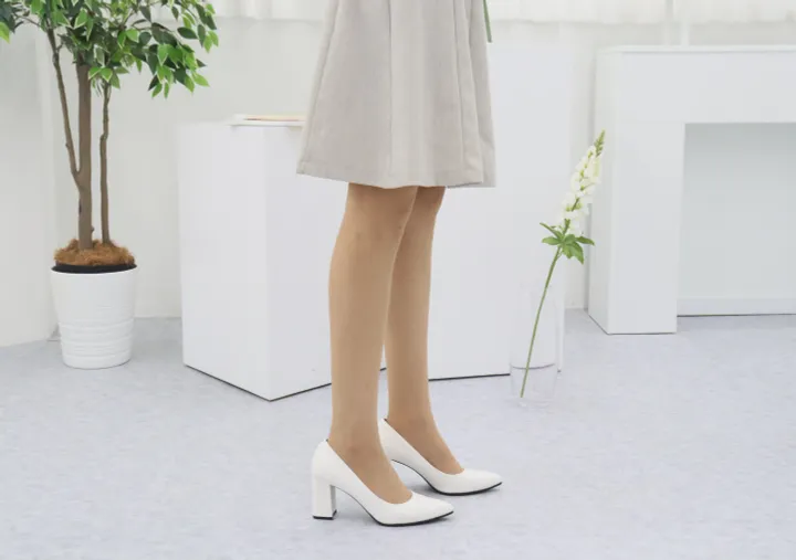 100%국산 펌프스힐 모음 3,5,6,8cm 통굽 뾰족코 상세 이미지 88