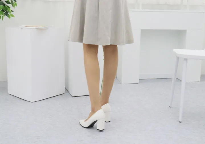 100%국산 펌프스힐 모음 3,5,6,8cm 통굽 뾰족코 상세 이미지 90