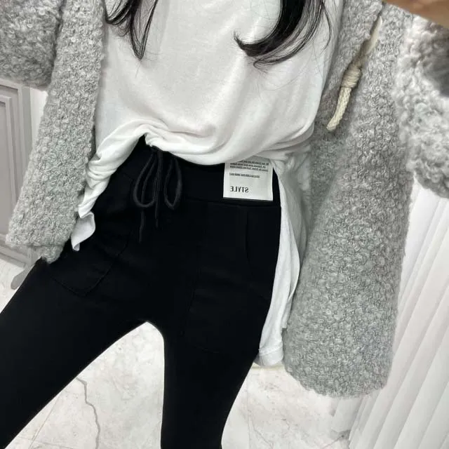 포켓 라벨 레깅스팬츠 상세 이미지 7