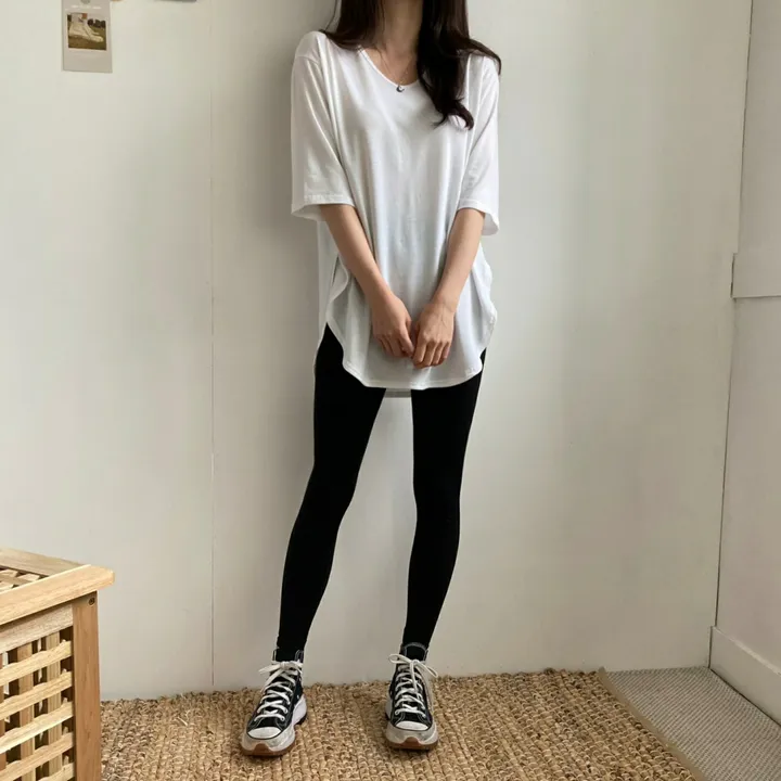 [피치속기모] 슬림하게 잡아주는 기모 쫀쫀 레깅스 상세 이미지 17
