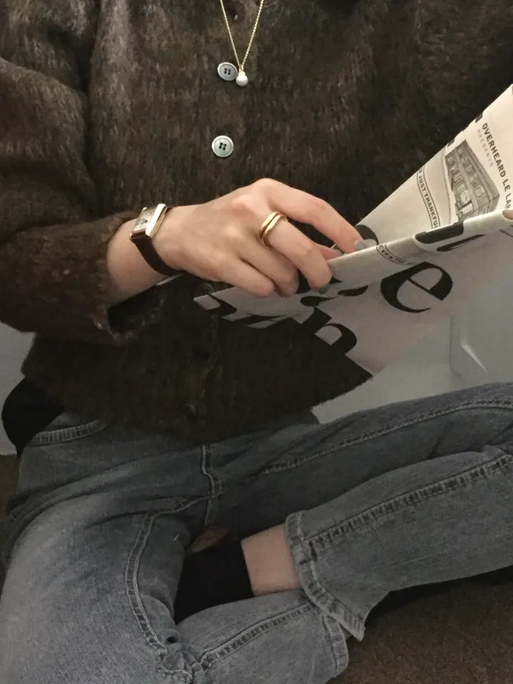 프렌치 레더 손목시계 (2 type, 2 color) 상세 이미지 6