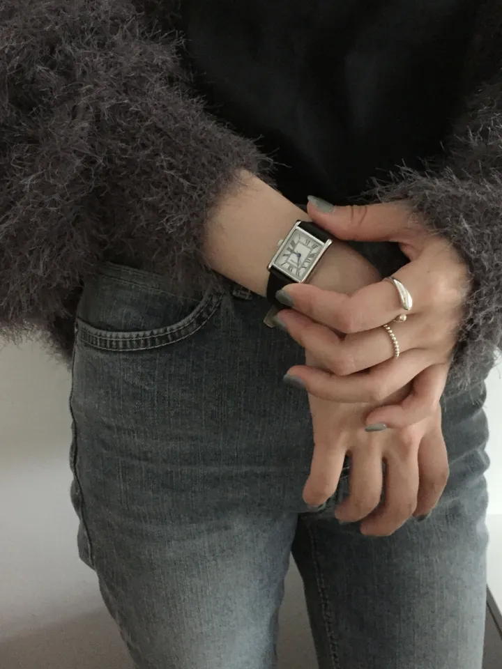 프렌치 레더 손목시계 (2 type, 2 color) 상세 이미지 34