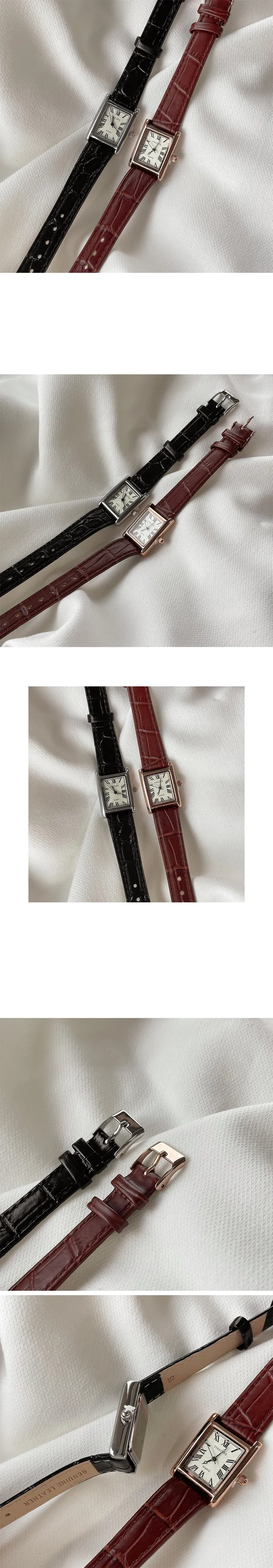 ⭐BEST⭐ 🚀당일발송🚀 *주문폭주* 리얼소가죽 손목시계 (3color) *Eban 상세 이미지 11