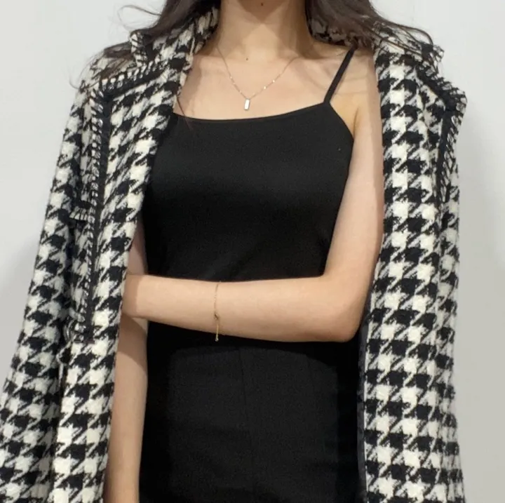 [2장이상 할인 /자체제작/당일출고/L~3XL] 데일리 베이직 스퀘어 이너나시 끈나시 학생 교복나시 빅사이즈 나시 이너탑나시 3color 상세 이미지 1