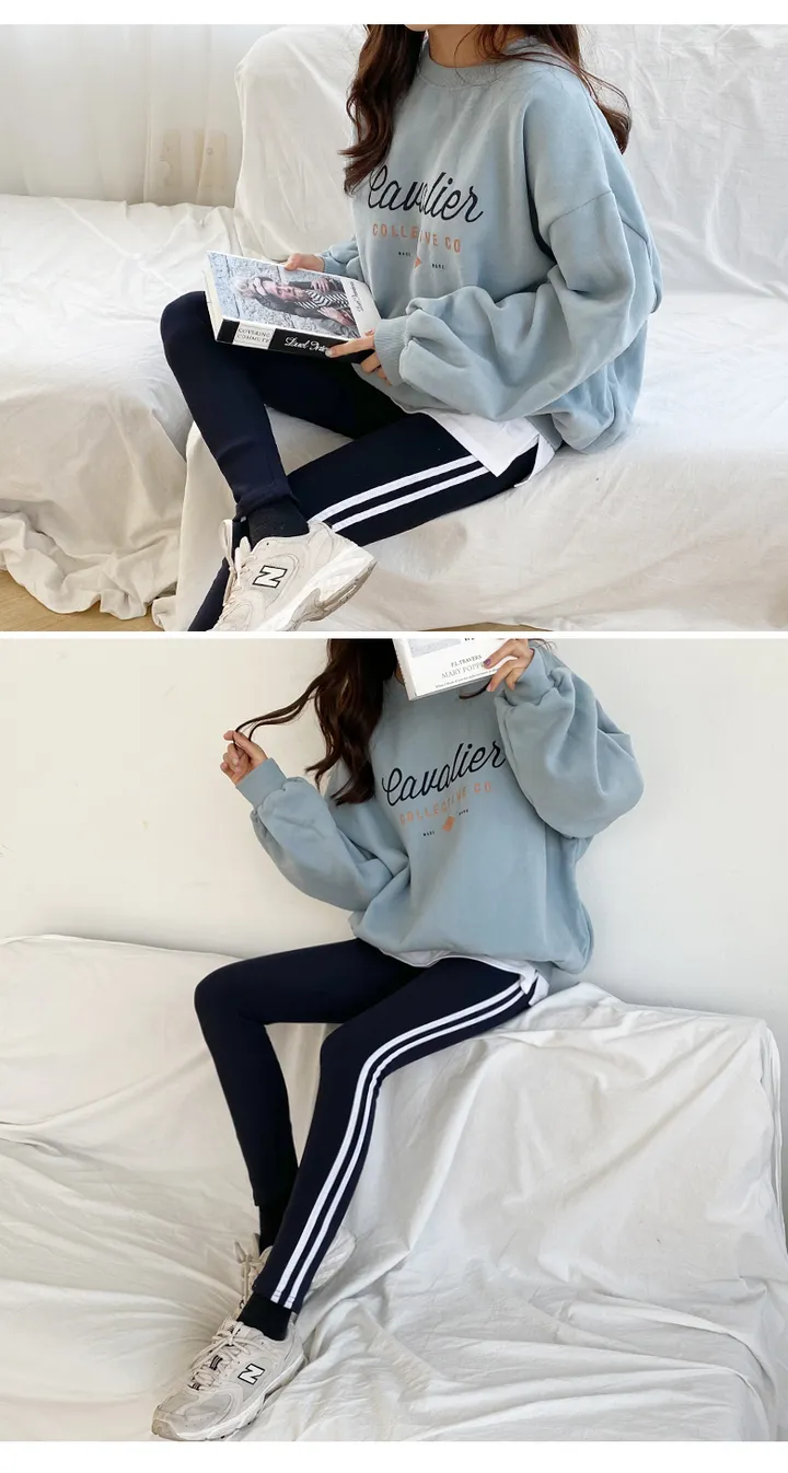 [당일] ~2XL 스판대박! 스판 융털 기모 옆 두줄 레깅스 팬츠 빅사이즈도 OK! 상세 이미지 16