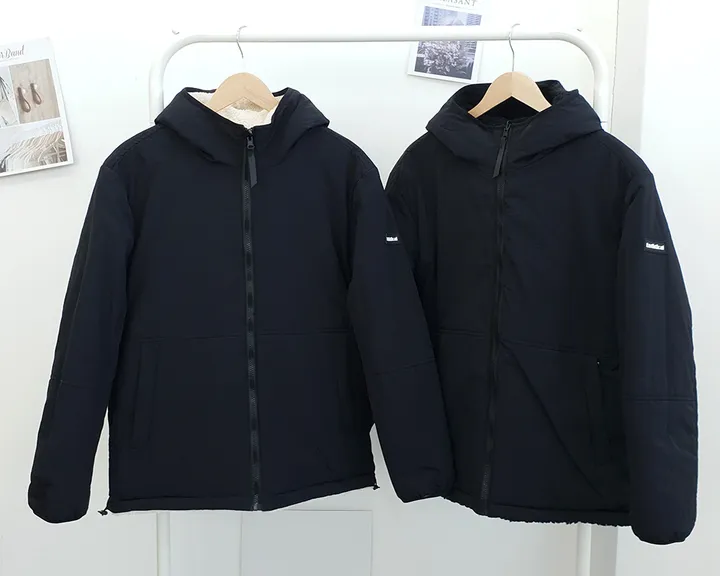[양면가능!/M~2XL] 패치 양털자켓 후리스 후드집업 (리버시블!) 3컬러 상세 이미지 41