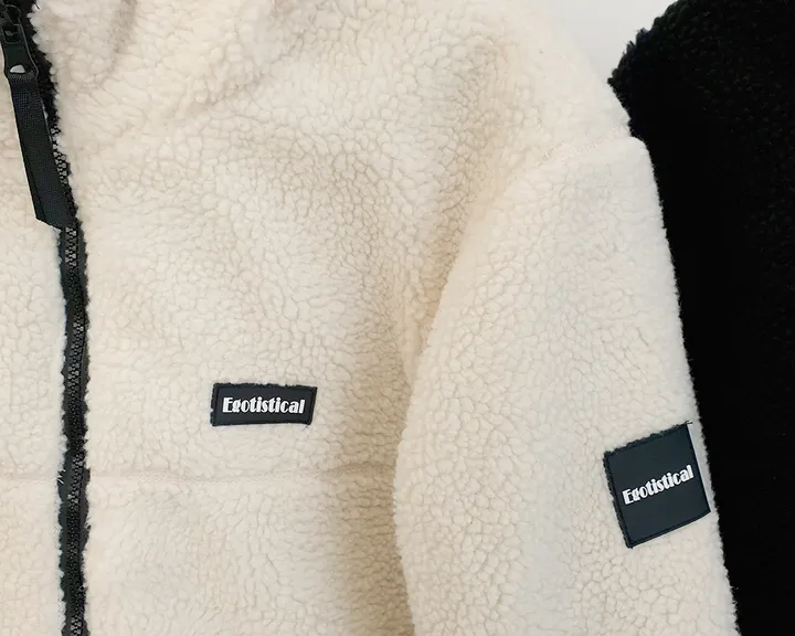 [양면가능!/M~2XL] 패치 양털자켓 후리스 후드집업 (리버시블!) 3컬러 상세 이미지 47