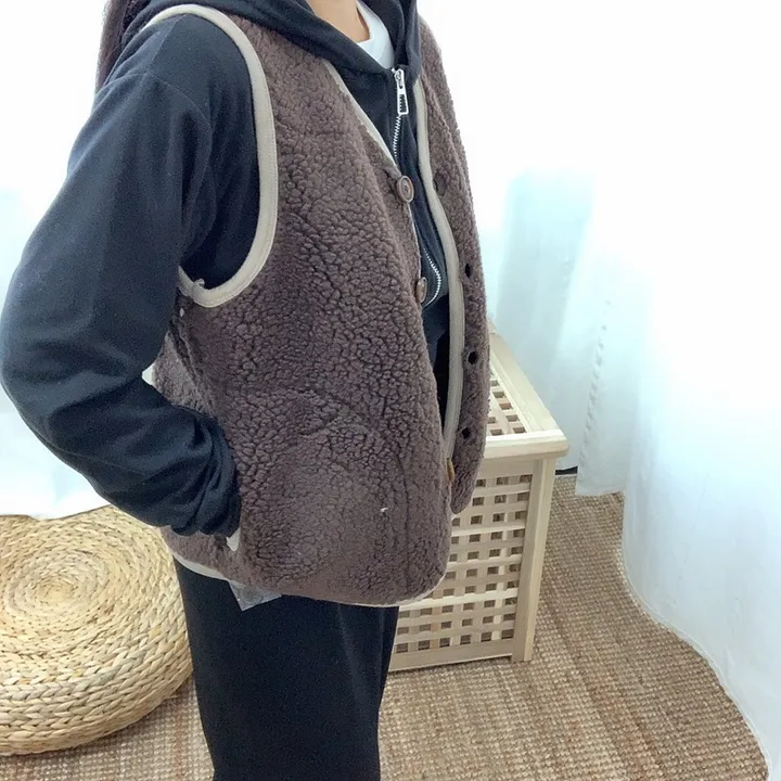 귀요미 양털 조끼 상세 이미지 21