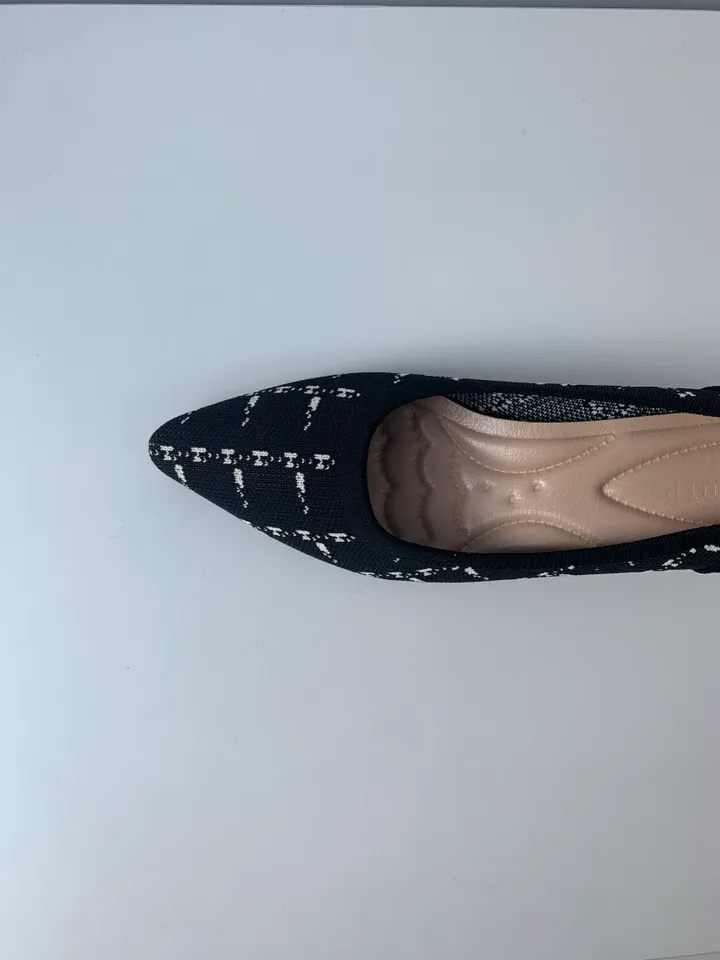 (쿠션빵빵) 스텔레토 니트 호피 체크 미들힐펌프스4.5cm 상세 이미지 25