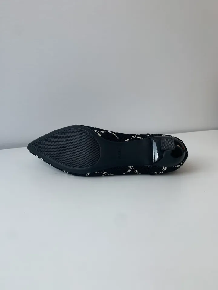 (쿠션빵빵) 스텔레토 니트 호피 체크 미들힐펌프스4.5cm 상세 이미지 28