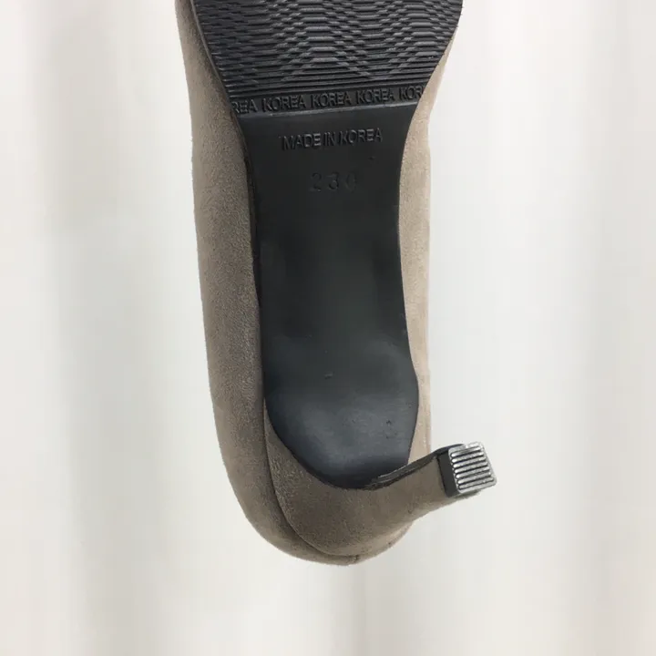 [국내제작]스웨이드 스틸레토 쿠션 엣지 미들 펌프스 힐 7cm 상세 이미지 37