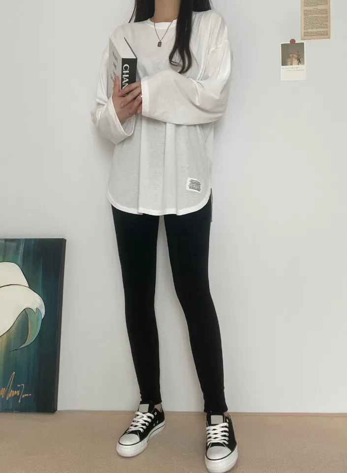[겨울 필수템/보정핏] 밍크기모 융털 레깅스 압박스타킹 상세 이미지 9