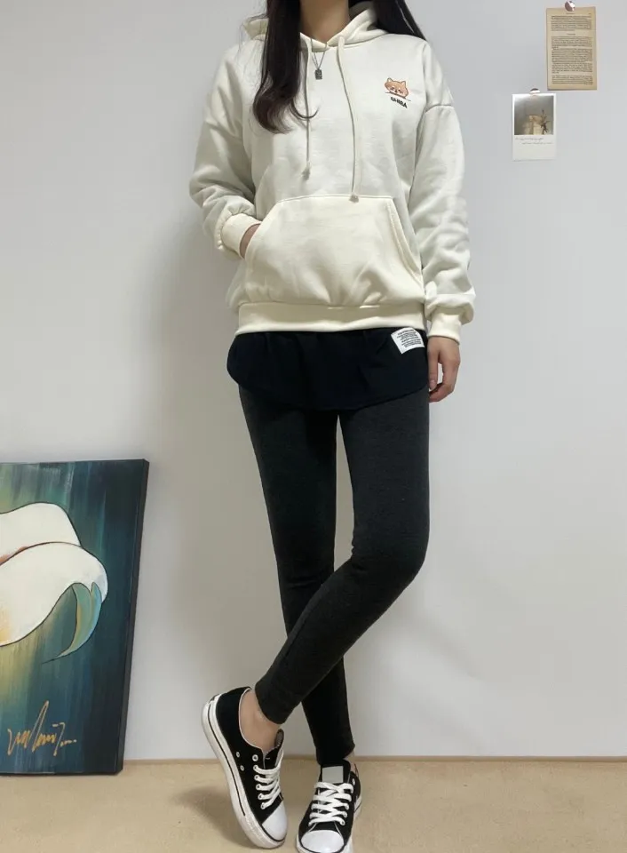 [겨울 필수템/보정핏] 밍크기모 융털 레깅스 압박스타킹 상세 이미지 14
