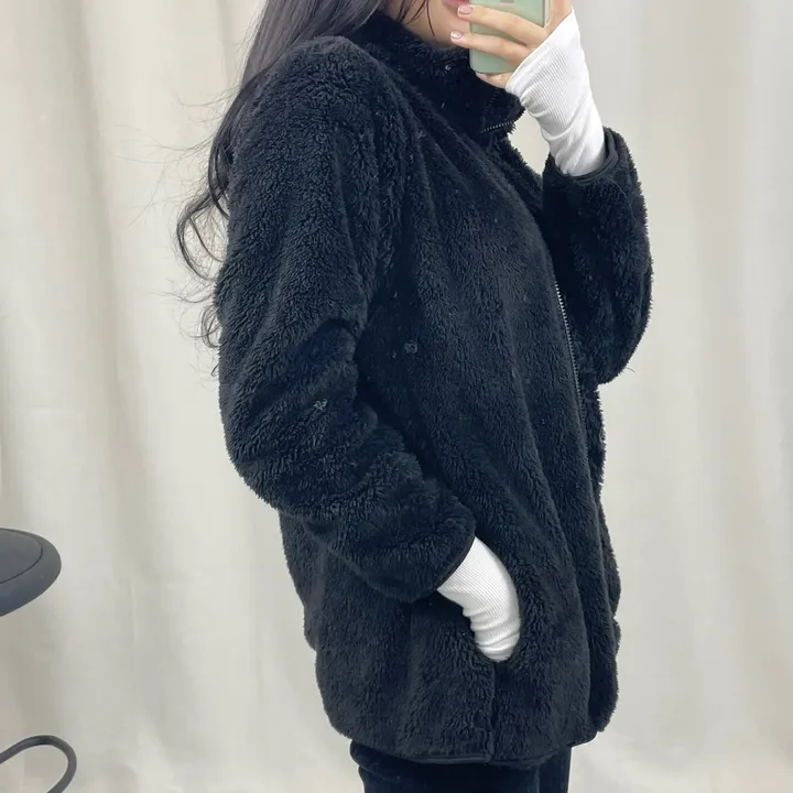 💖당일발송💖[1+1할인/검품X/공장출고] 데일리 하이넥 보들보들 도톰 양털 후리스집업 (6color) 상세 이미지 4