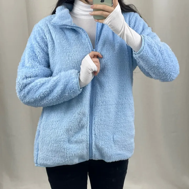 💖당일발송💖[1+1할인/검품X/공장출고] 데일리 하이넥 보들보들 도톰 양털 후리스집업 (6color) 상세 이미지 16