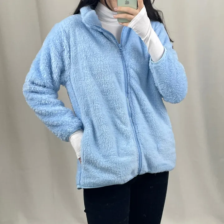 💖당일발송💖[1+1할인/검품X/공장출고] 데일리 하이넥 보들보들 도톰 양털 후리스집업 (6color) 상세 이미지 18