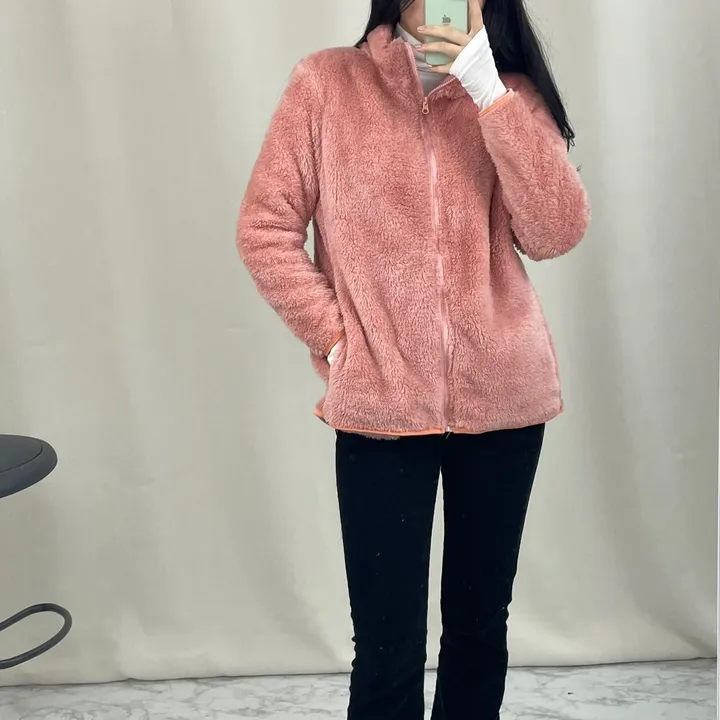 💖당일발송💖[1+1할인/검품X/공장출고] 데일리 하이넥 보들보들 도톰 양털 후리스집업 (6color) 상세 이미지 28