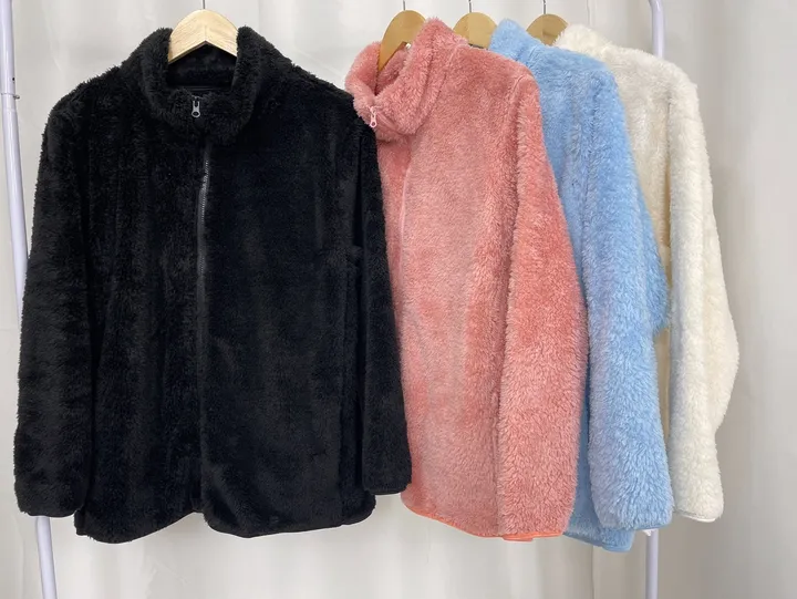 💖당일발송💖[1+1할인/검품X/공장출고] 데일리 하이넥 보들보들 도톰 양털 후리스집업 (6color) 상세 이미지 32