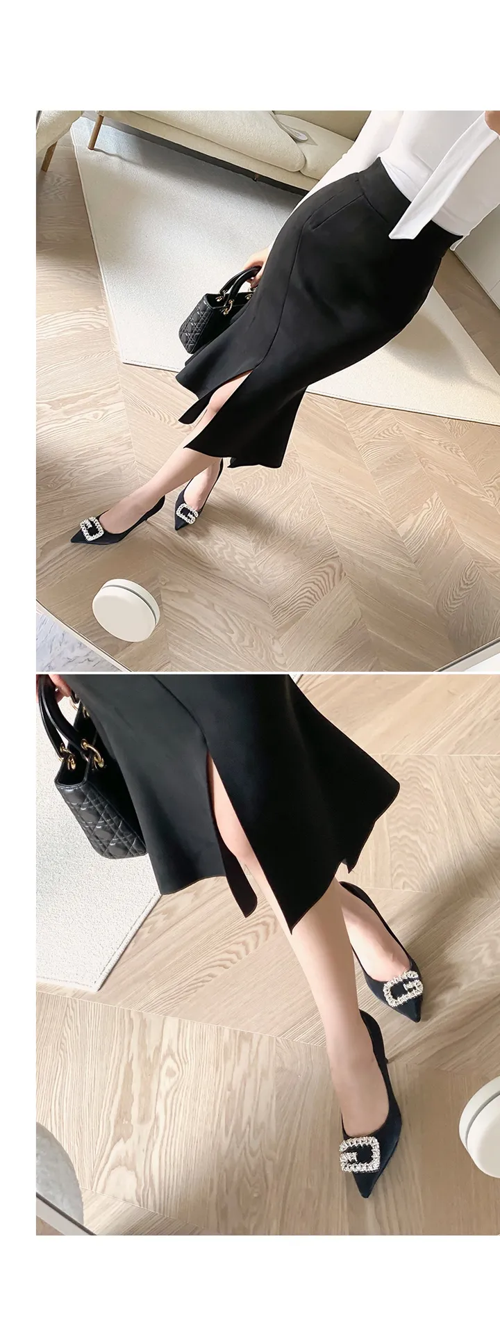 오르페 쥬얼리 스틸레토 힐 슈즈 (2color) 상세 이미지 15