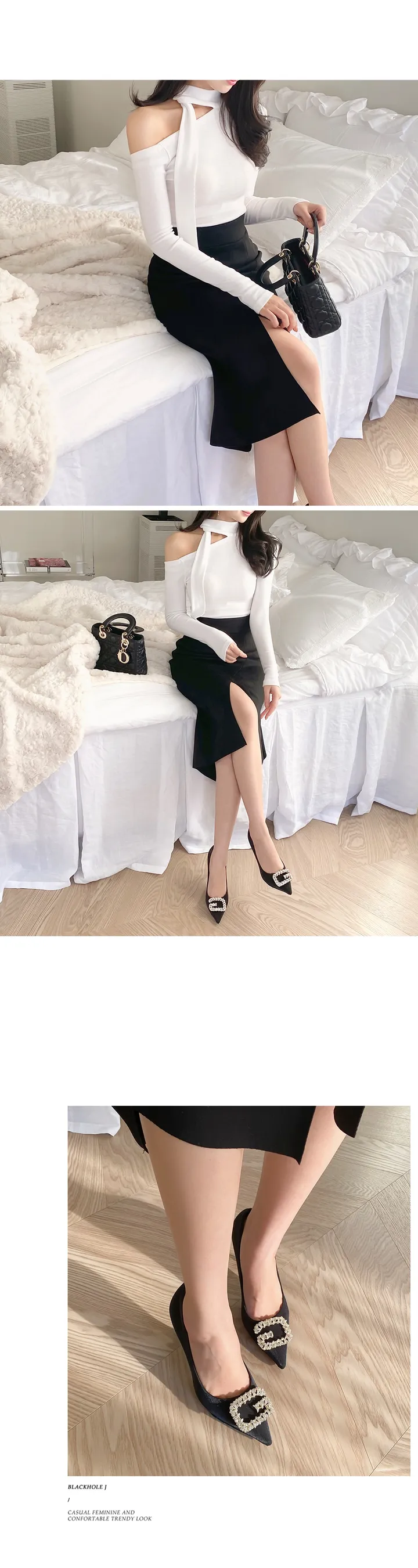 오르페 쥬얼리 스틸레토 힐 슈즈 (2color) 상세 이미지 19