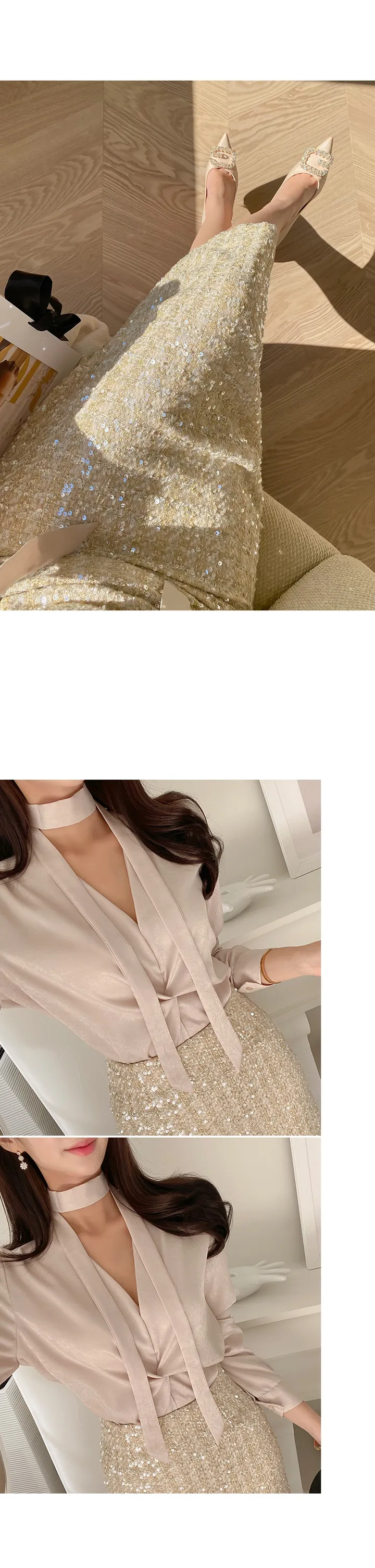 오르페 쥬얼리 스틸레토 힐 슈즈 (2color) 상세 이미지 11