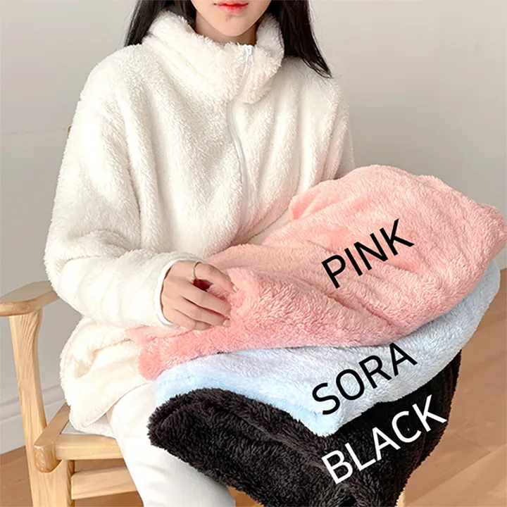 [1+1할인!]포근 도톰 양털 후리스집업 플리스 자켓 4color 상세 이미지 31