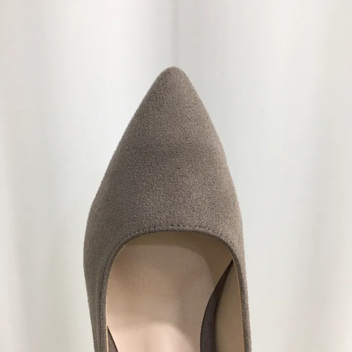 [국산수제화] 5cm,7cm 스틸레토 베이직 쿠션 스웨이드 통굽 펌프스 힐 상세 이미지 13
