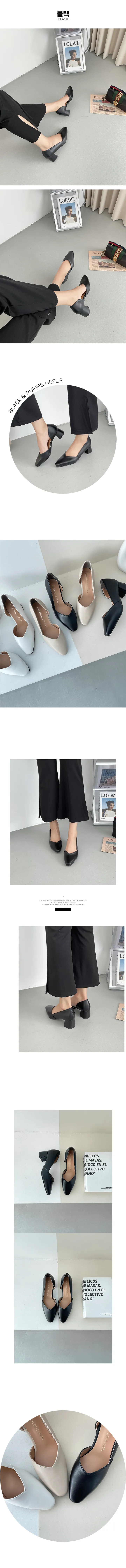 베이직 스틸레토 펌프스 구두 미들힐 5cm 3colors 상세 이미지 3