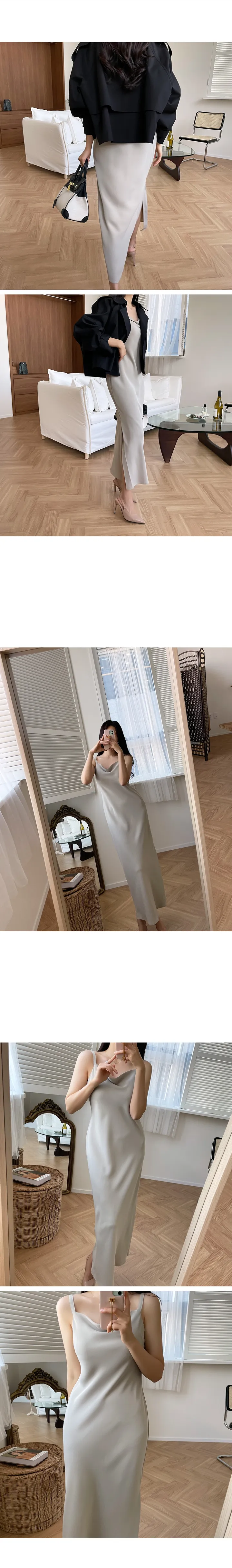 스프링 사선 슬링백 상세 이미지 21