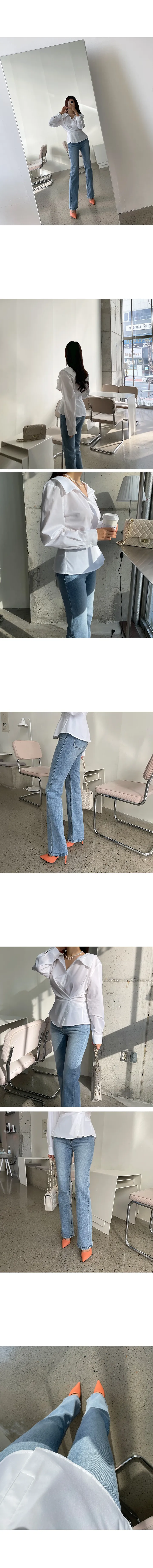 스프링 사선 슬링백 상세 이미지 8