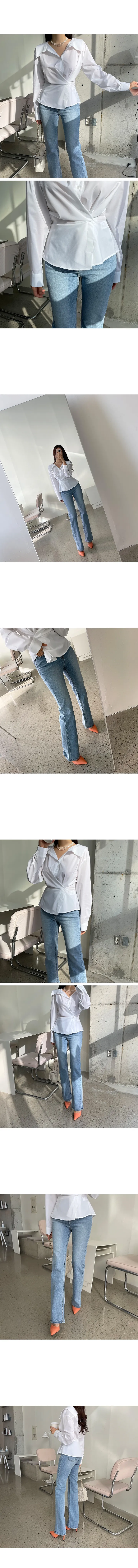 스프링 사선 슬링백 상세 이미지 9