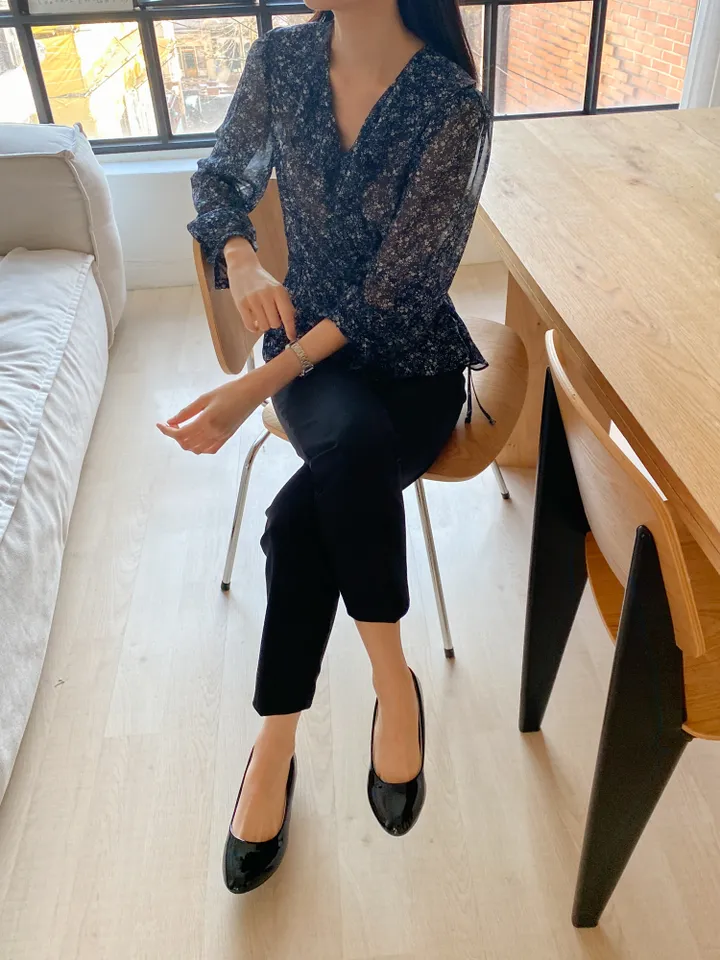 DAL727 펌프스 미들 힐 여자 에나멜 구두 둥근코 라운드 신발 블랙 화이트 발편한 굽낮은 가죽 데일리 캐주얼 하객 원피스 20대 스틸레토 예쁜 슈즈 상세 이미지 33