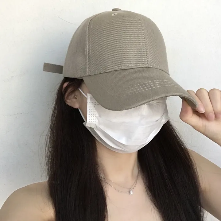 [추가할인/당일출고] 연예인핏 데일리 무지 야구 볼캡 베이직 노제 남녀공용 소두핏 대두커버 봄 여름 가을 겨울 신상 할인 사계절 쌍수 성형수술 모자 상세 이미지 26