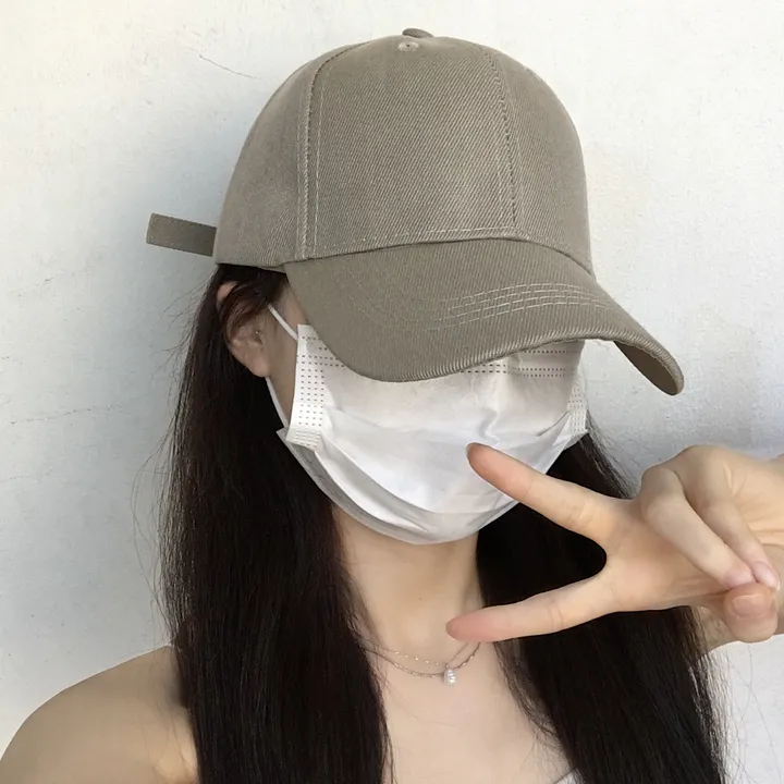 [추가할인/당일출고] 연예인핏 데일리 무지 야구 볼캡 베이직 노제 남녀공용 소두핏 대두커버 봄 여름 가을 겨울 신상 할인 사계절 쌍수 성형수술 모자 상세 이미지 28