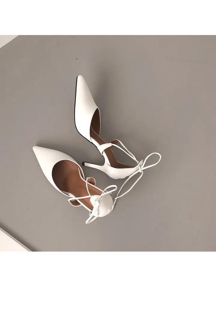 [러블리] 세비 리본 스트랩 스틸레토 힐 (7cm) 상세 이미지 7