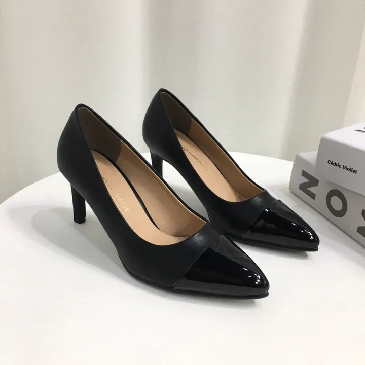 [국내제작/주문폭주] 배색 투톤 스틸레토 쿠션 펌프스 힐 5cm,7cm 상세 이미지 46