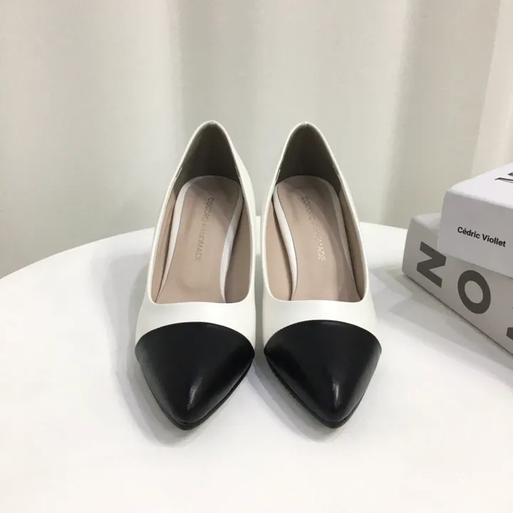 [국내제작/주문폭주] 배색 투톤 스틸레토 쿠션 펌프스 힐 5cm,7cm 상세 이미지 31