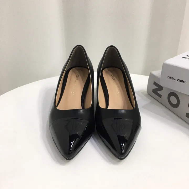 [국내제작/주문폭주] 배색 투톤 스틸레토 쿠션 펌프스 힐 5cm,7cm 상세 이미지 20